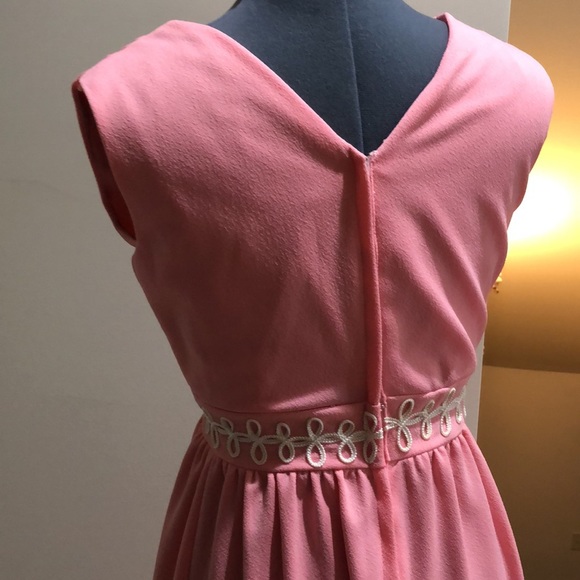 Vintage embroidered sleeveless maxi dress - Picture 6 of 12